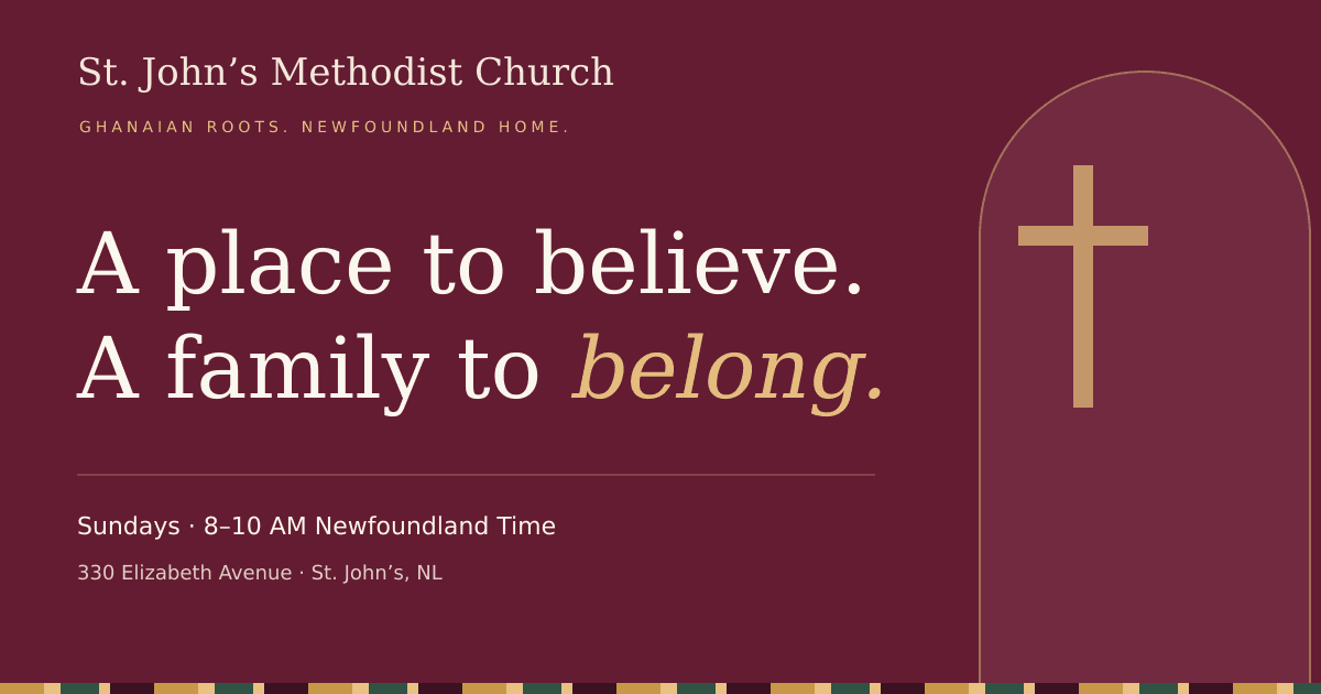St. John’s Methodist Church website preview